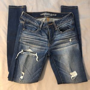 American Eagle Distressed Skinny Jeans